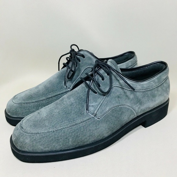 Stuart McGuire Gray Suede Leather Laceup Shoes 9B main image 7